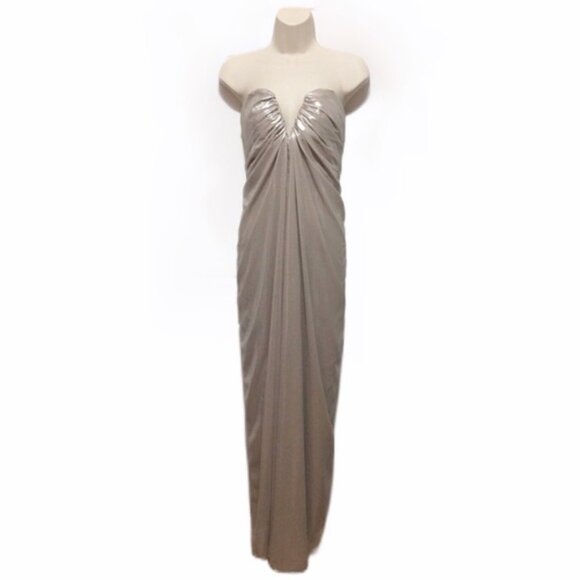 NWT GUESS BY MARCIANO Judy Iridescent Gown dress size 2 - Picture 3 of 9